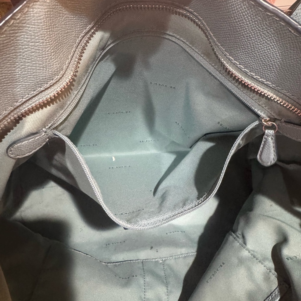 Coach Light Blue Tote Bag - Picture 11 of 14